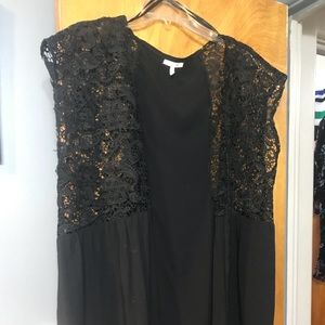 Maurice’s Black L/XL Short Sleeve Cardigan